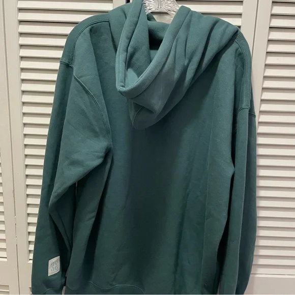 Glossier Limited Edition Sage Dark Green Logo Hoodie - Picture 9 of 11